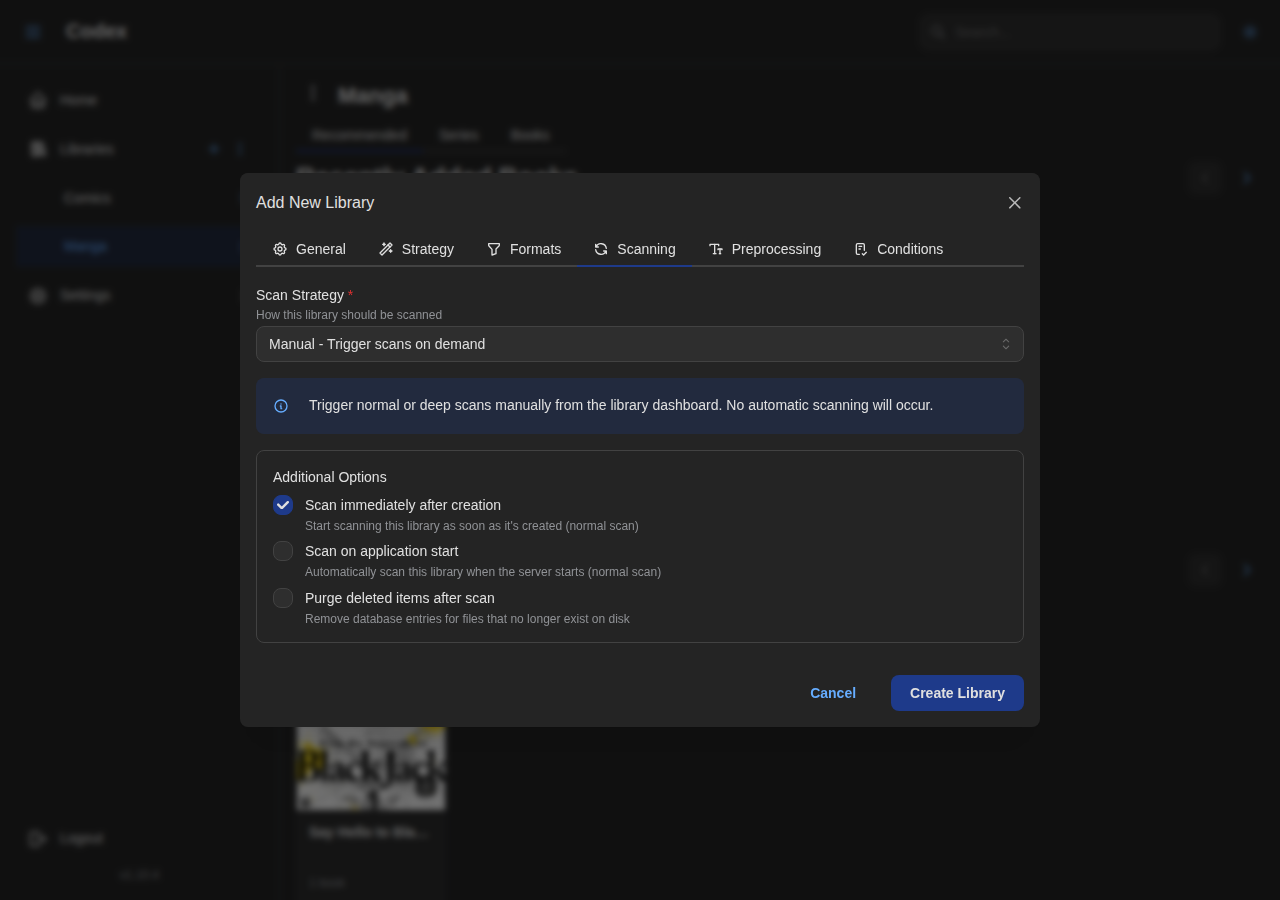 Add Library - Books Scanning
