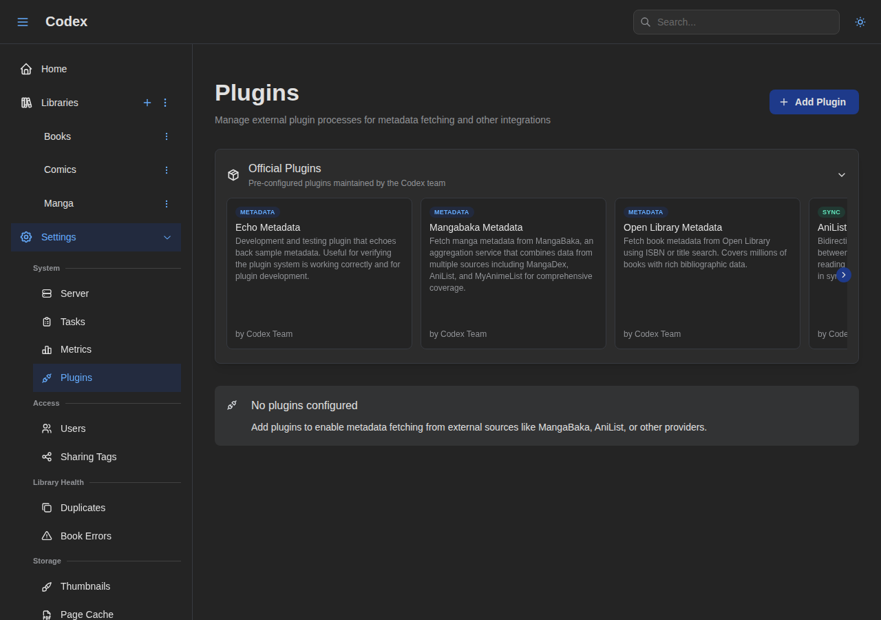 Official Plugin Store